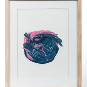 Mancha azul y rosa (serie Manchas)