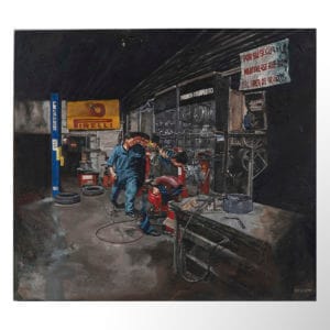 Noche en la Gomería (Serie Desfragmentacion)