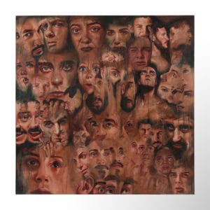 Entre luces y sombras (Retrato serie Desfragmentacion)